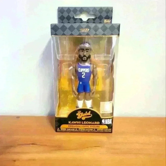 Funko gold NBA Kawhi Leonard LA Clippers - Picture 1 of 6